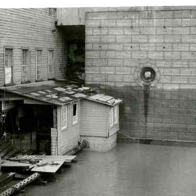 1942 Flood - Interior of West Linn Crown Zellerbach Mill