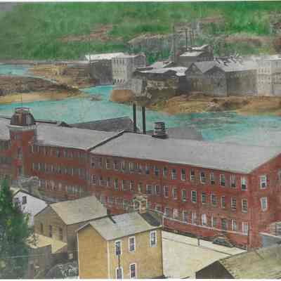 Photograph of a Sketch of Oregon City