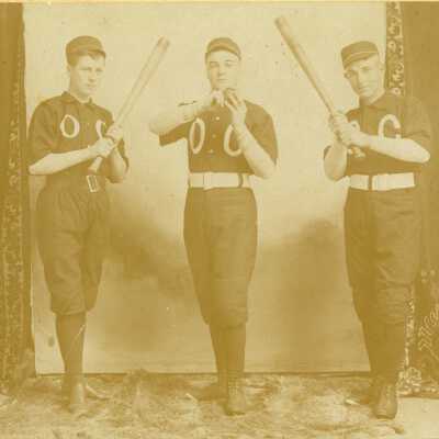 Oregon City Baseball Players - about 1897