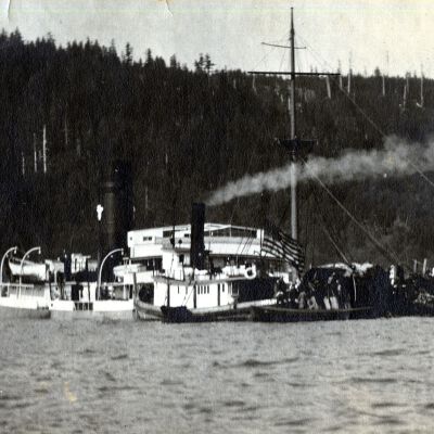 Steamboat Wreck on Willamette River