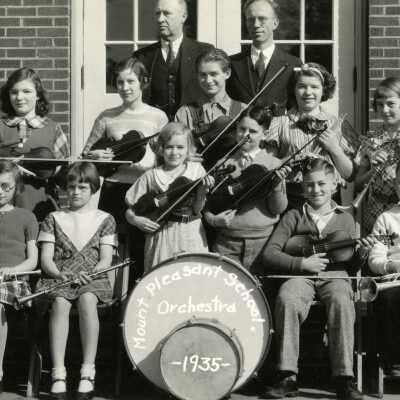 Mt. Pleasant School 1935 - Student Orchestra