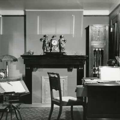 President Eisenhower's writing room when he was a patient at Fitzsimons Army Hospital in Colorado.