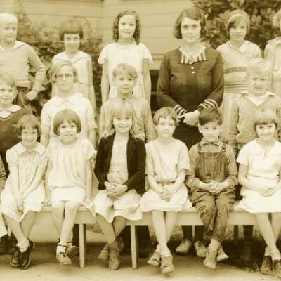Eastham School Students 1932 - 2nd Grade - Oregon City