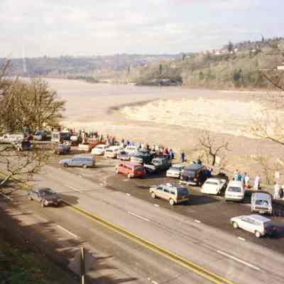 1996 Flood - Willamette Falls - Oregon City