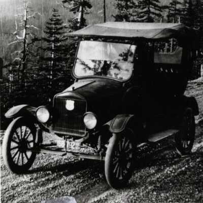 1924 Forest Service Fire Patrol Car at Buzzard Point