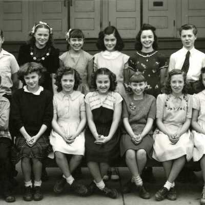 Eastham School Students 1947 - 6th Grade - Oregon City