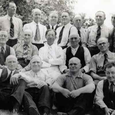 Kleinsmith Family Get-Together - Unnamed Men's group 1939 - Canby, Oregon