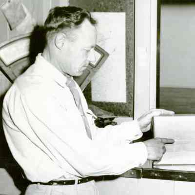 Oregon City Post Office - Package Securely Tied - 1956