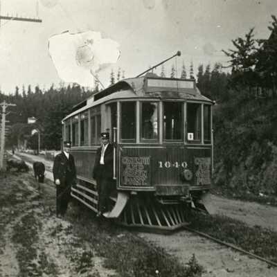 1900 Trolly Car Canemah, Oregon