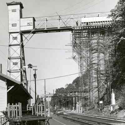 Oregon City Elevator Construction 1954