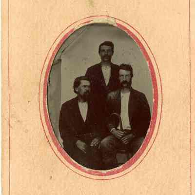 Talbert, John A. with 2 unidentified men