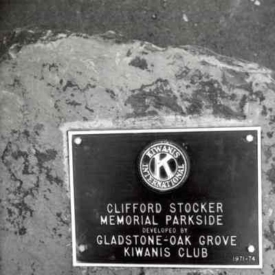 Gladstone 1976 - Clifford Stocker Parkside Marker