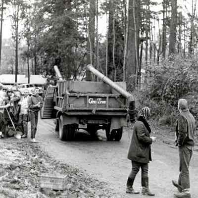 1964 Flood - Pumping Water Away from Neighborhood
