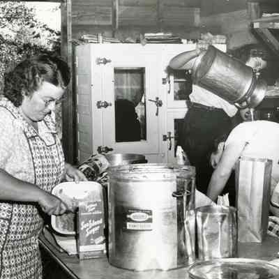 Camp Onahlee 1949 - Food Preparation