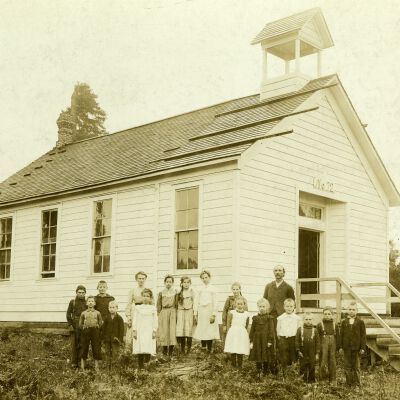 Upper Colton School Students - No Date - Colton, Oregon