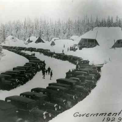 Government Camp 1929 - Battle Axe Inn at Mt. Hood