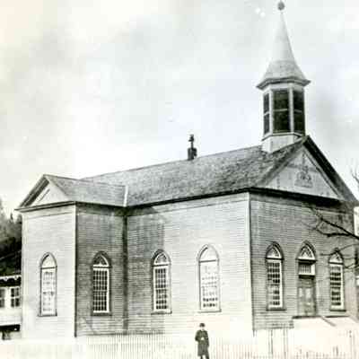 Oregon City St. John's Catholic Church, 10th and Water Streets - 1888