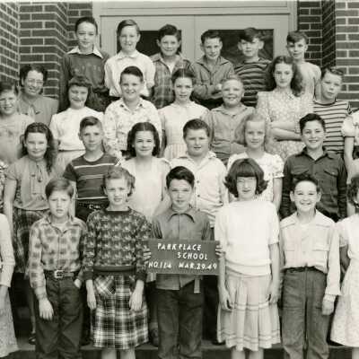 Park Place School Class Photo - 1949