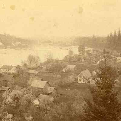Canemah 1890 - View from Bluff