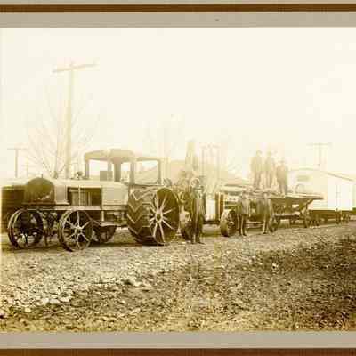 Threshing Tractor and Equipment