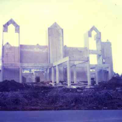 Construction of the Museum of the Oregon Territory - 1985