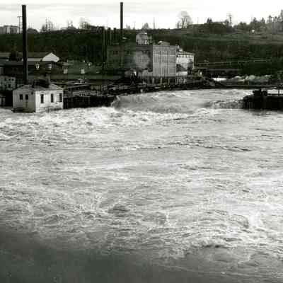1942 Flood - Station A and Upper Basin, Oregon City
