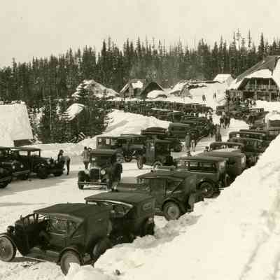 Mt. Hood 1922-1935 - Government Camp - Lodge, Buildings and Parking