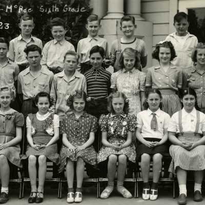 Eastham School Students 1941 - 6th Grade - Oregon City