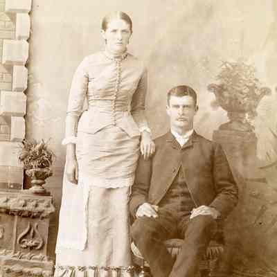 Unidentified Woman and Man - Talbert Collection