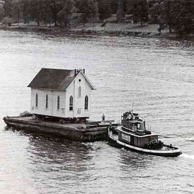 Oaks Pioneer Church in Sellwood - Moved to Sellwood in 1961. Was St. John Episcopal Church from Milwaukie