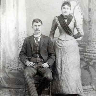 Cross, Frank and Lillian - Wedding 1891