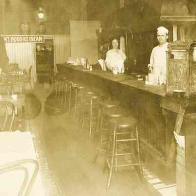 Interior of Unknown Soda Fountain/Café
