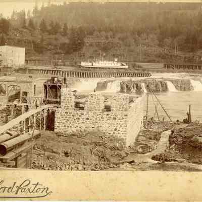 Oregon City from Paper Mill: P-2275-1