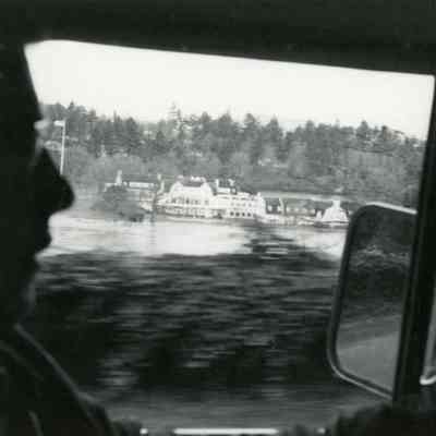 1964 Flood - Waverly Country Club - Portland, Oregon - From West Side of River