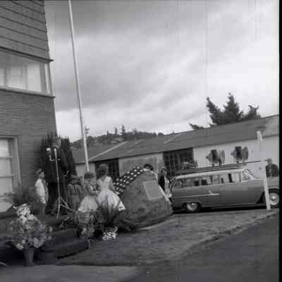 West Linn 1962 - Dedication of Marker for Willamette Meteorite Replica