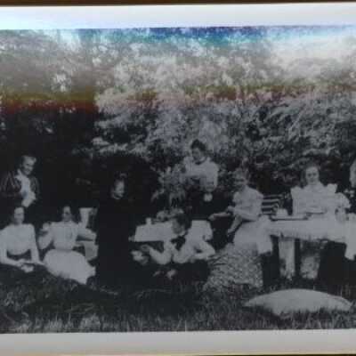 The Rose Farm - Tea in the Side Yard