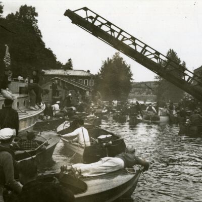 Willamette Falls Locks - 1939 - Steamboat Day