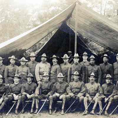 Burns Family Collection - Unknown Military Group