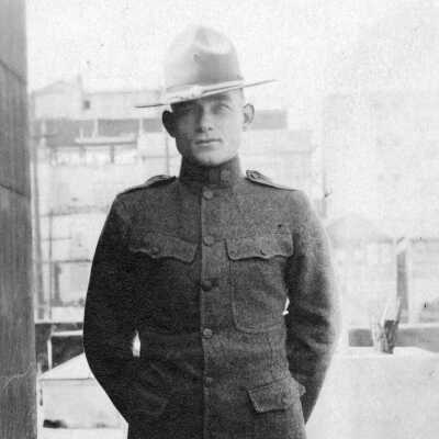 Eric Raddant in uniform