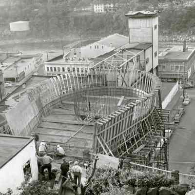 Oregon City Elevator Construction 1954