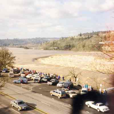1996 Flood - Willamette Falls - Oregon City