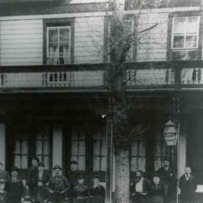Oregon City 1882 - Cliff House Hotel - 3rd and Main Streets