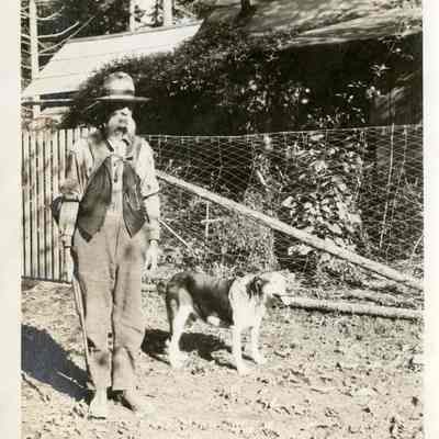 Talbert, John A. and Crook (dog)