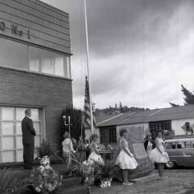 West Linn 1962 - Dedication of Marker for Willamette Meteorite Replica