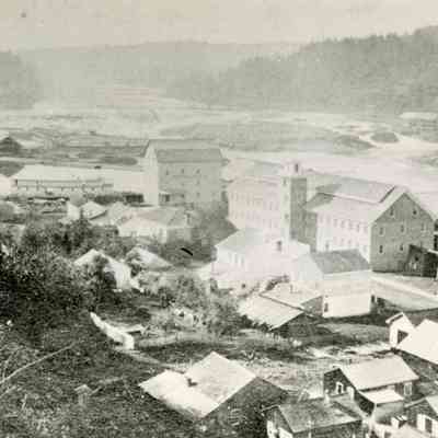 Oregon City 1867 - View from Bluff