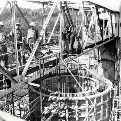 Oregon City Elevator Construction 1954