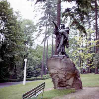 Portland 1959 - Sacagawea Statue in Washington Park