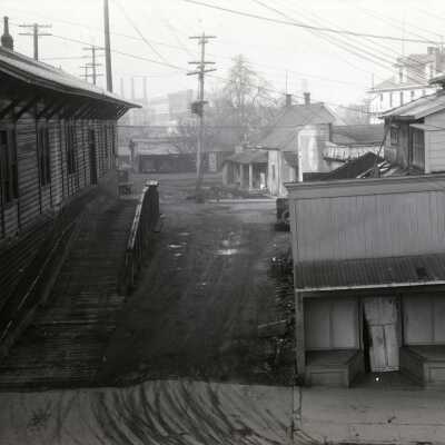 Oregon City Railroad Station - April 1929