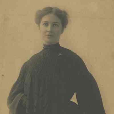 Unknown Woman in Black Dress