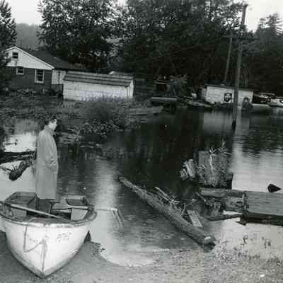 Milwaukie 1930s - Viewed from West Side of Willamette River.